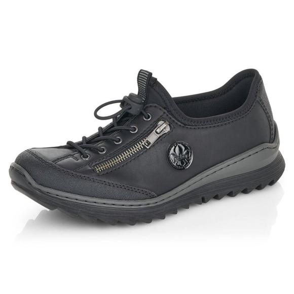 NEW RIEKER women's nikita sixty nine shoe in black - Picture 1 of 3